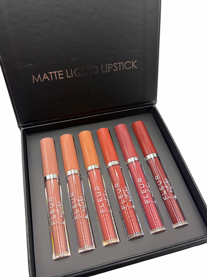 Matte Lipstick set of 6 shades