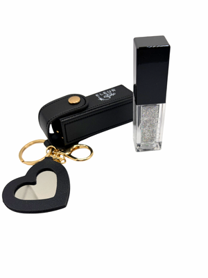 Glossy Glam Key ring (silver samurai)