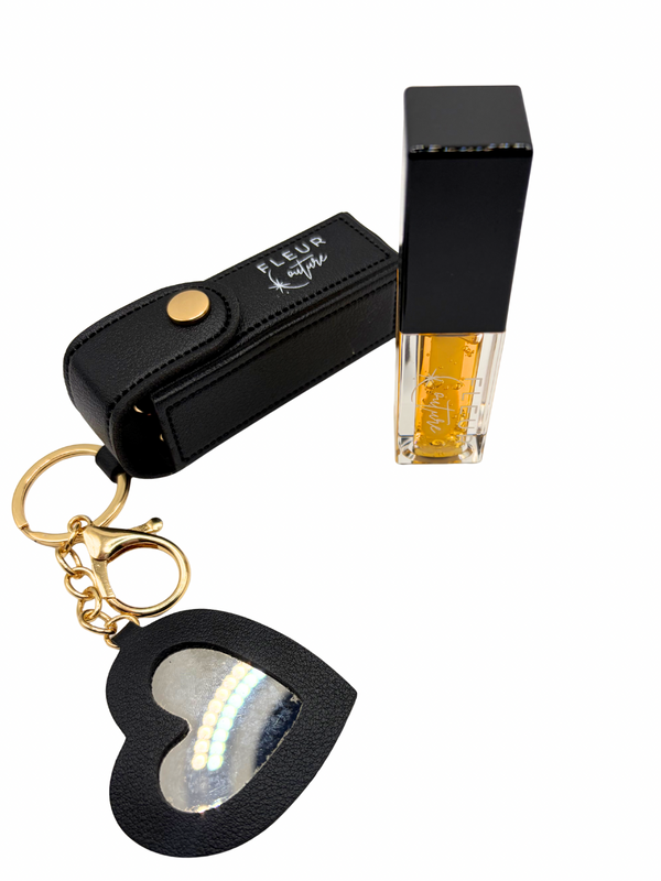 Glossy Glam Key ring (Peach)
