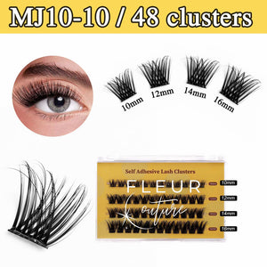 Glueless Lashes MJ10-10 48 clusters