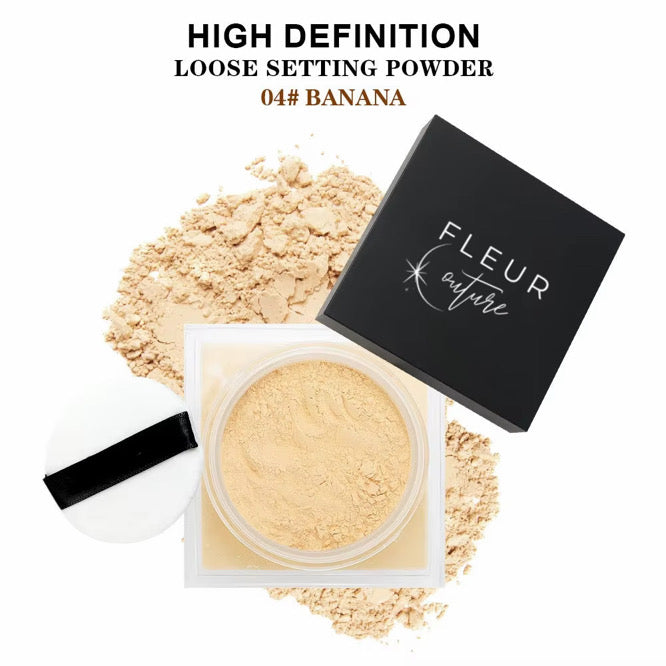 Fleur Couture Banana Loose Setting Powder – Brightening, Oil Control, No Flashback #4