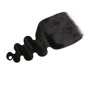 Jet Black Body Wave 7x7 HD Lace Human Hair Closure