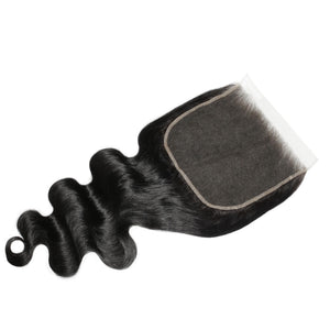 Jet Black Body Wave 7x7 HD Lace Human Hair Closure