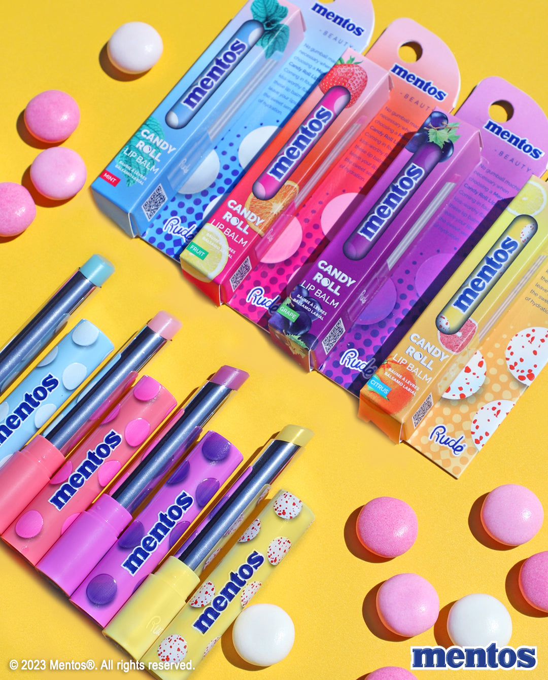 Mentos Candy Roll Lip Balm