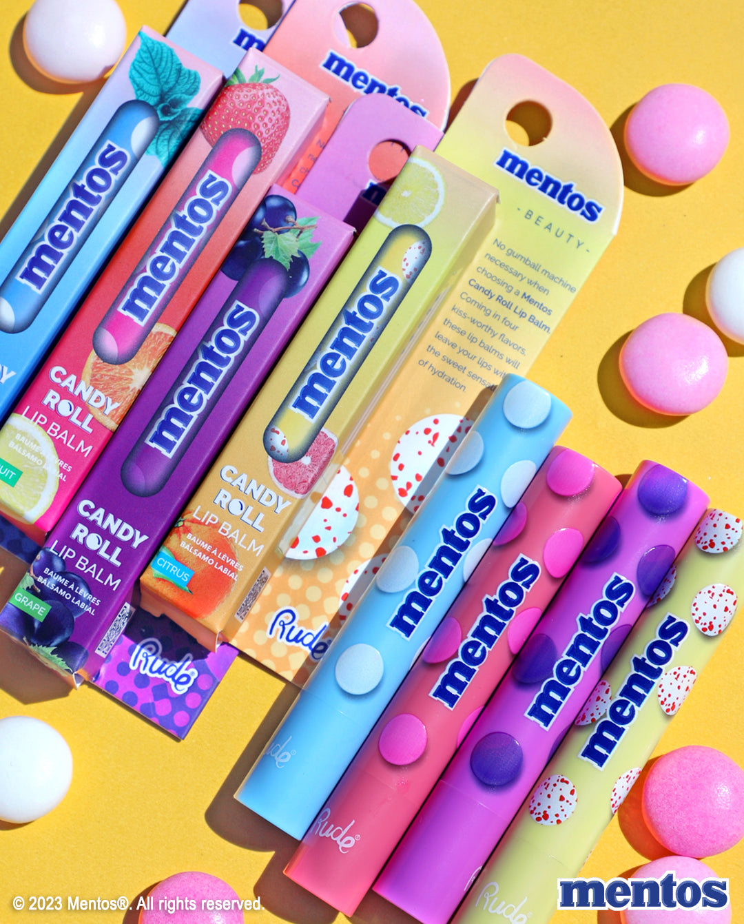 Mentos Candy Roll Lip Balm