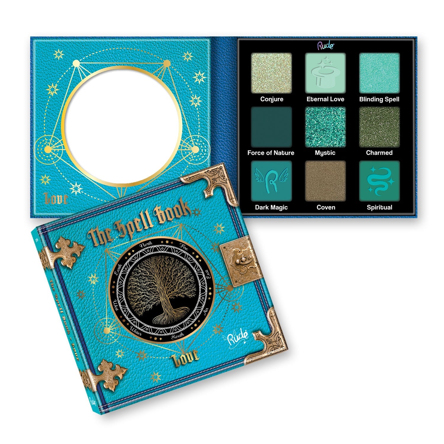 The Spell Book Eyeshadow Palette Display Set B, 24 pcs