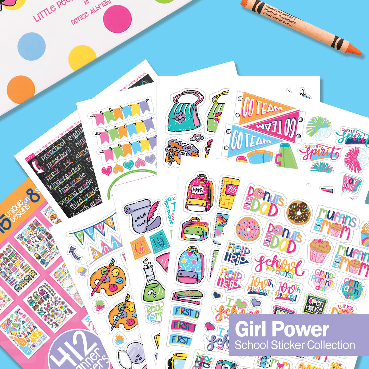 NEW! Mom Must-Have School Keepsake Kit | Class Keeper® + Photo Prop Deck + School Stickers