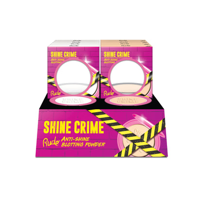 Shine Crime Blotting Powder Display Set, 24pcs