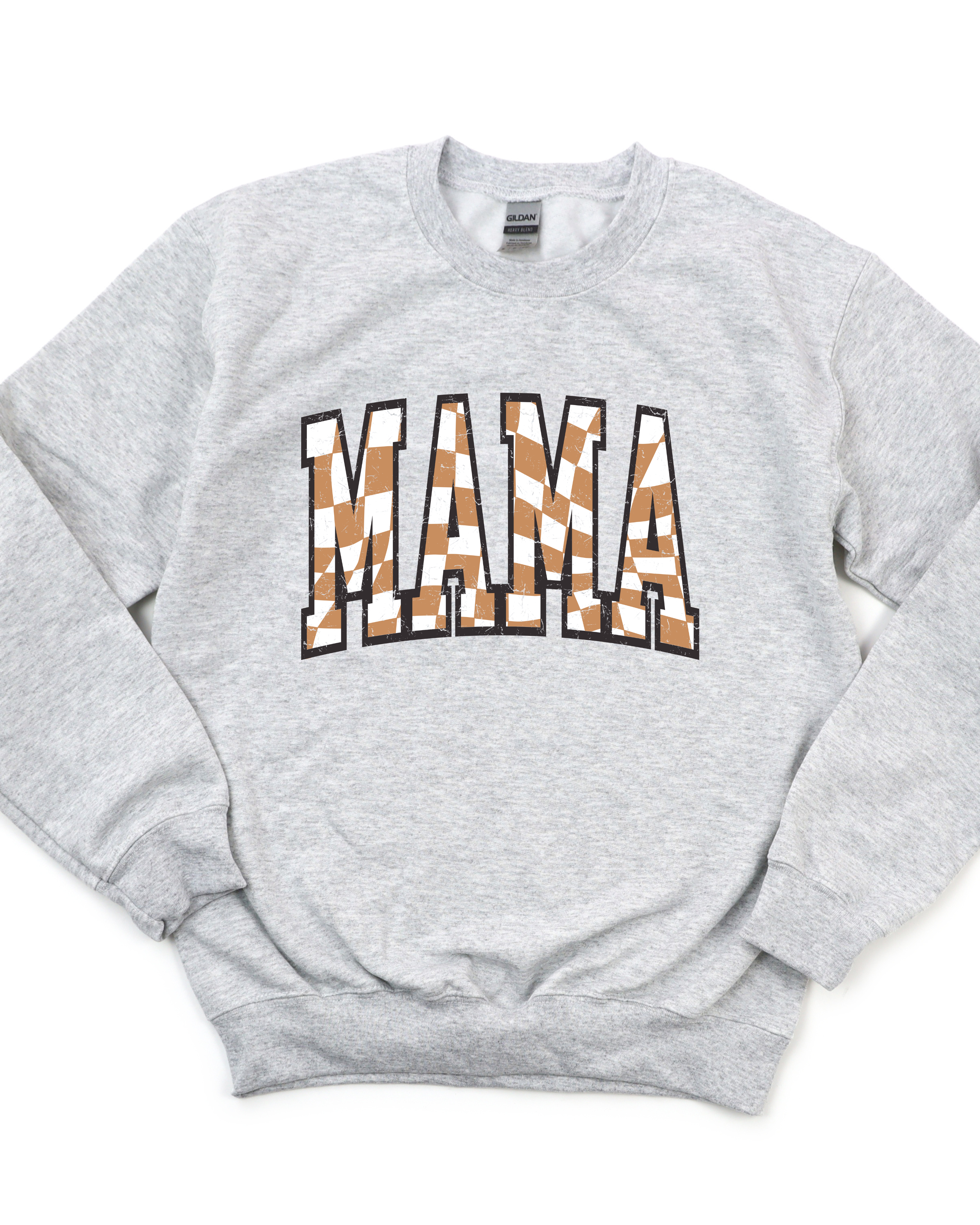 MAMA CHECK SWEATSHIRT