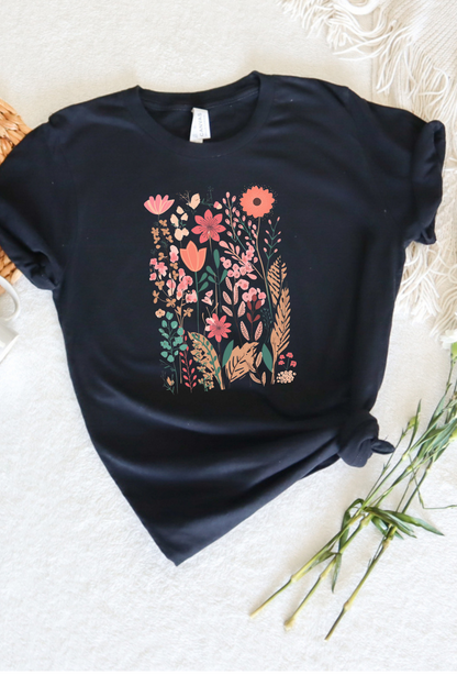 WILDFLOWERS TEE(BELLA CANVAS)