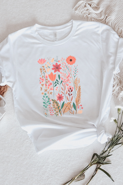 WILDFLOWERS TEE(BELLA CANVAS)