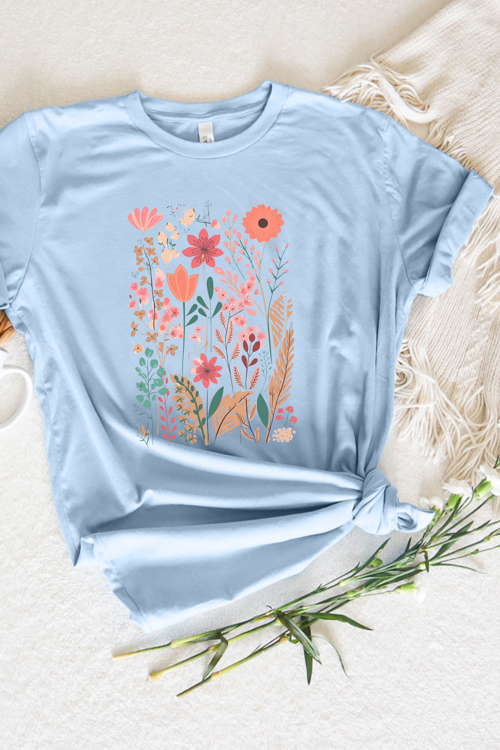 WILDFLOWERS TEE(BELLA CANVAS)