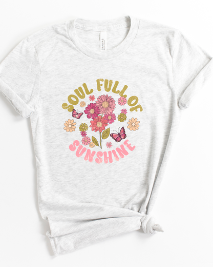 SOUL FULL OF SUNSHINE TEE (BELLA CANVAS)