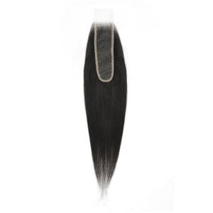 Yaki Straight 2x6 Transparent Lace Human Hair Closure