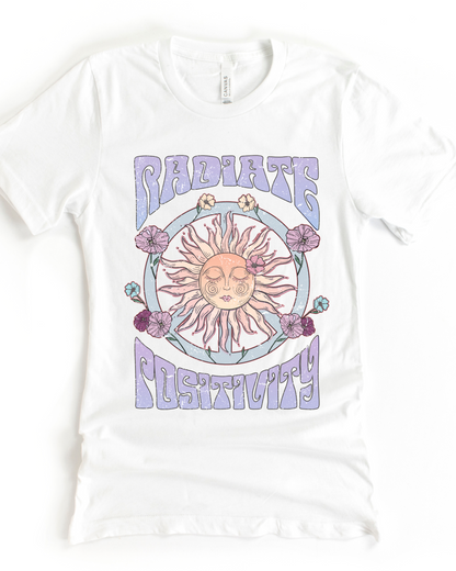 RADIATE POSITIVITY TEE(BELLA CANVAS)