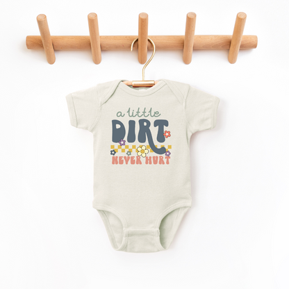 A Little Dirt Never Hurt Infant Bodysuit NB - Bodysuit Honeydew Baby &amp; Toddler Clothing by Tea Shirt Shoppe | Fleurcouture