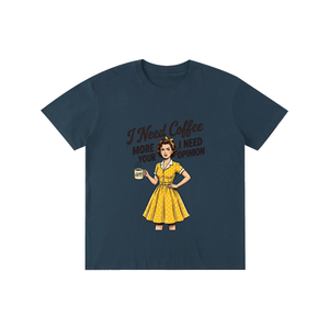 Ineedcoffeemore,funny,sarcastic,retro,1950s,tee,tshirt