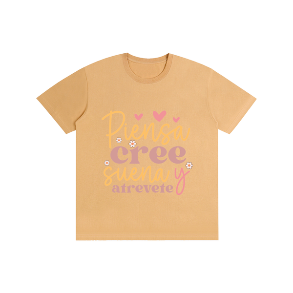 Piensacreesuena,latina,quotes,tee,tshirt