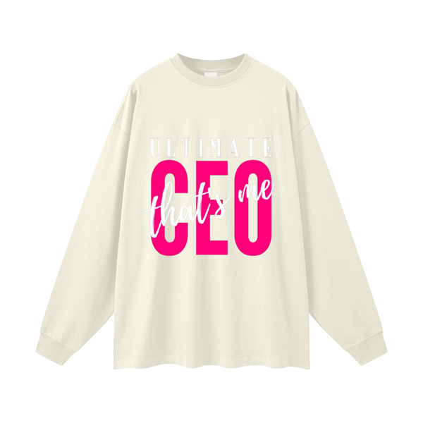 Oversized Unisex Long Sleeve T-Shirt