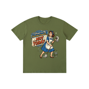 Nottoday,sarcastic,retro,funny,1950s,tee,tshirt