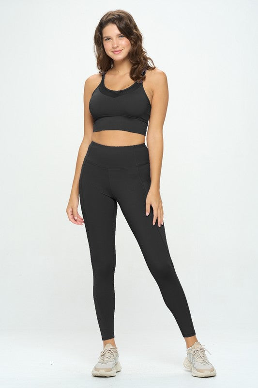 Activewear Set Top and Leggings by OTOS Active | Fleurcouture