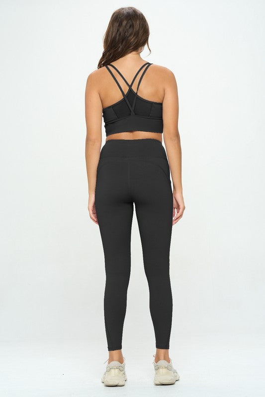 Activewear Set Top and Leggings by OTOS Active | Fleurcouture