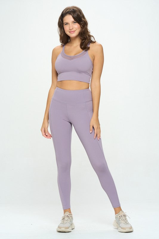 Activewear Set Top and Leggings by OTOS Active | Fleurcouture