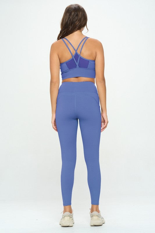 Activewear Set Top and Leggings by OTOS Active | Fleurcouture