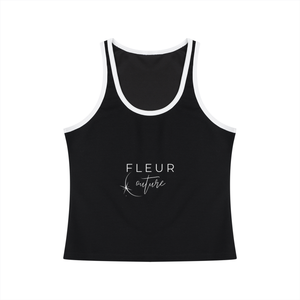 Women's Color Block Cropped Tank Top