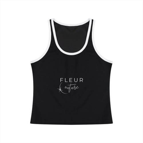 Women's Color Block Cropped Tank Top