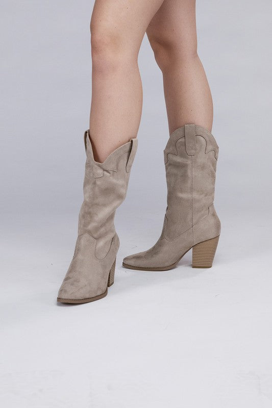 Akito Knee High Heel Boots by Fortune Dynamic | Fleurcouture