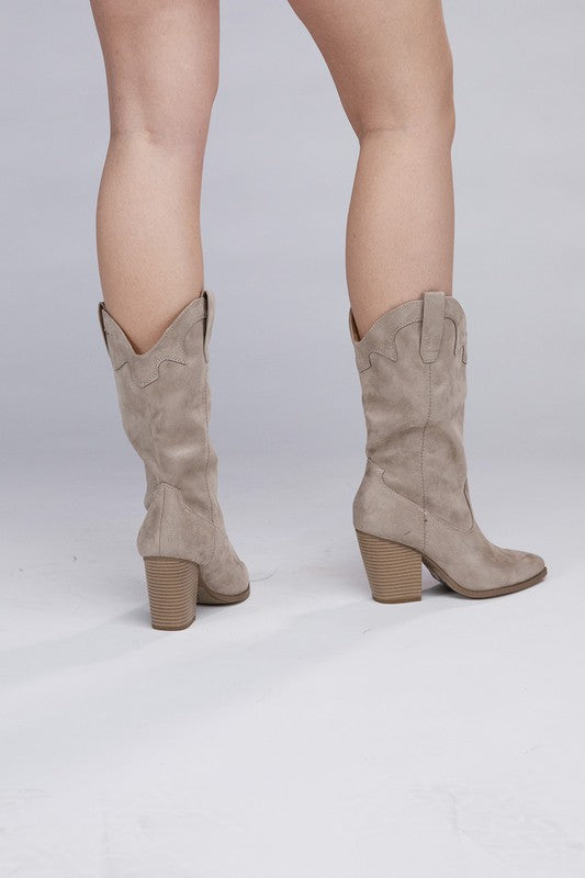 Akito Knee High Heel Boots by Fortune Dynamic | Fleurcouture