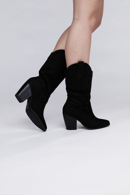 Akito Knee High Heel Boots by Fortune Dynamic | Fleurcouture