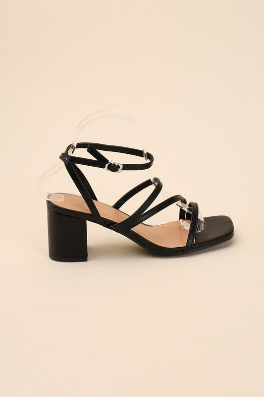 ALI-6 Strappy Low Heel by Top Guy Footwear | Fleurcouture