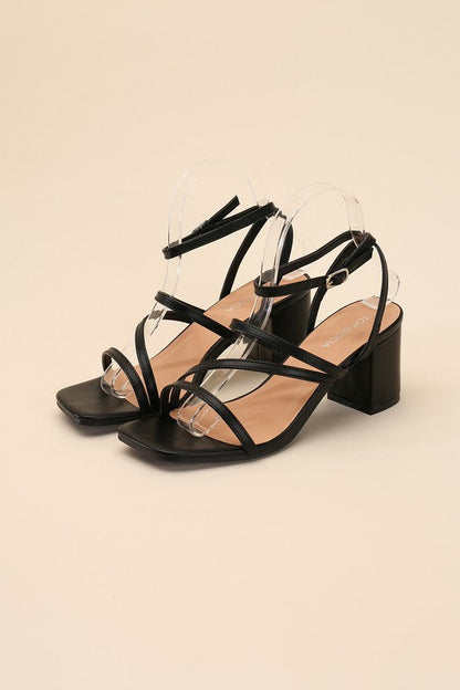 ALI-6 Strappy Low Heel by Top Guy Footwear | Fleurcouture