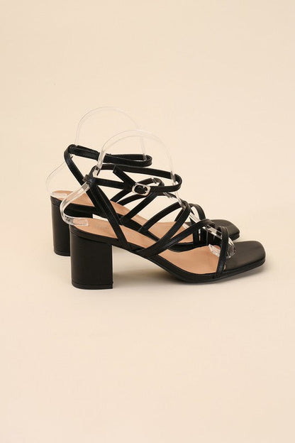 ALI-6 Strappy Low Heel by Top Guy Footwear | Fleurcouture