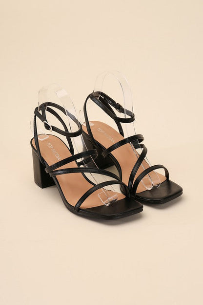 ALI-6 Strappy Low Heel by Top Guy Footwear | Fleurcouture