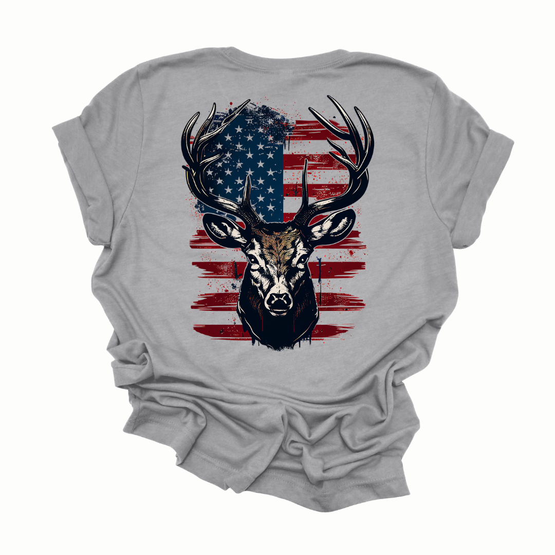 All American Hunter Graphic Tee Mens T-shirt by Tea Shirt Shoppe | Fleurcouture