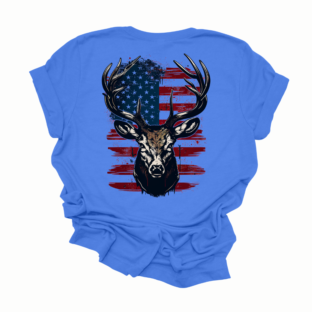 All American Hunter Graphic Tee Mens T-shirt by Tea Shirt Shoppe | Fleurcouture