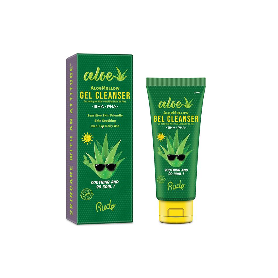 AloeMellow Gel Cleanser Skincare by Rude Cosmetics | Fleurcouture