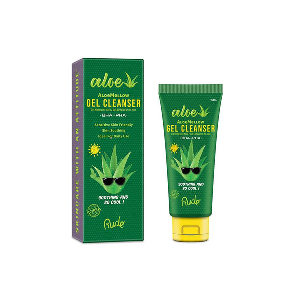 AloeMellow Gel Cleanser Skincare by Rude Cosmetics | Fleurcouture
