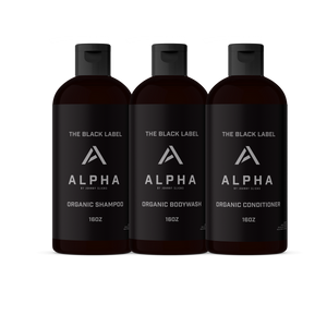 Black Label Shower Set