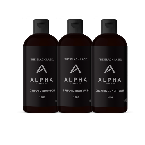 Black Label Shower Set