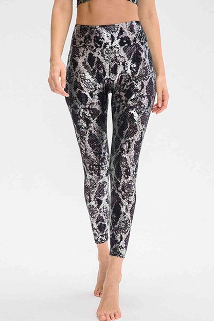 Animal Print Active Pants Black S by ClaudiaG Apparel | Fleurcouture