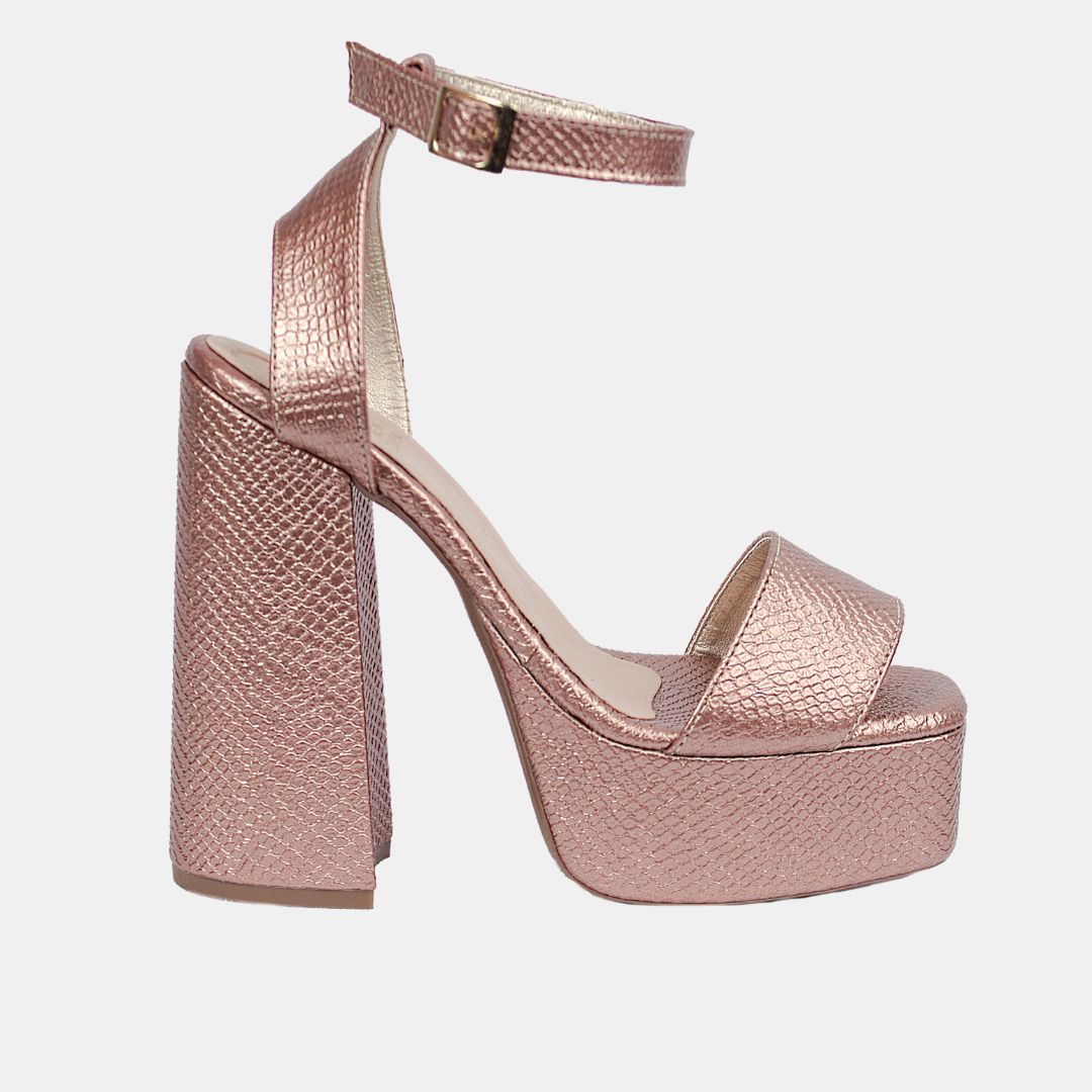 ANNIE 1 Rose gold 5 HEELS by MODAPASSO | Fleurcouture