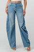 Athina Wide Leg Denim Jeans DENIM S by Athina | Fleurcouture