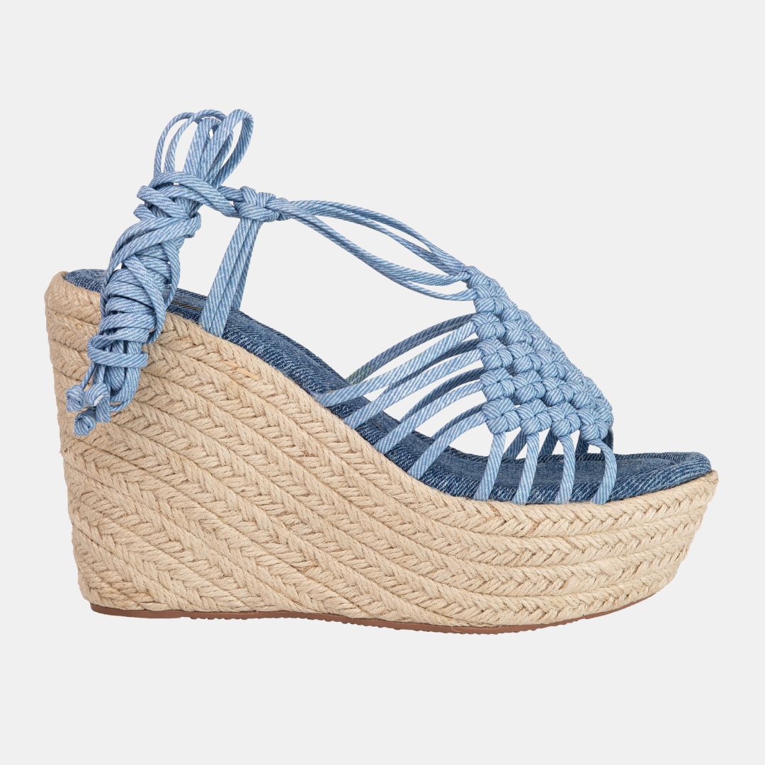 Attina 1 5 Denim WEDGES by MODAPASSO | Fleurcouture