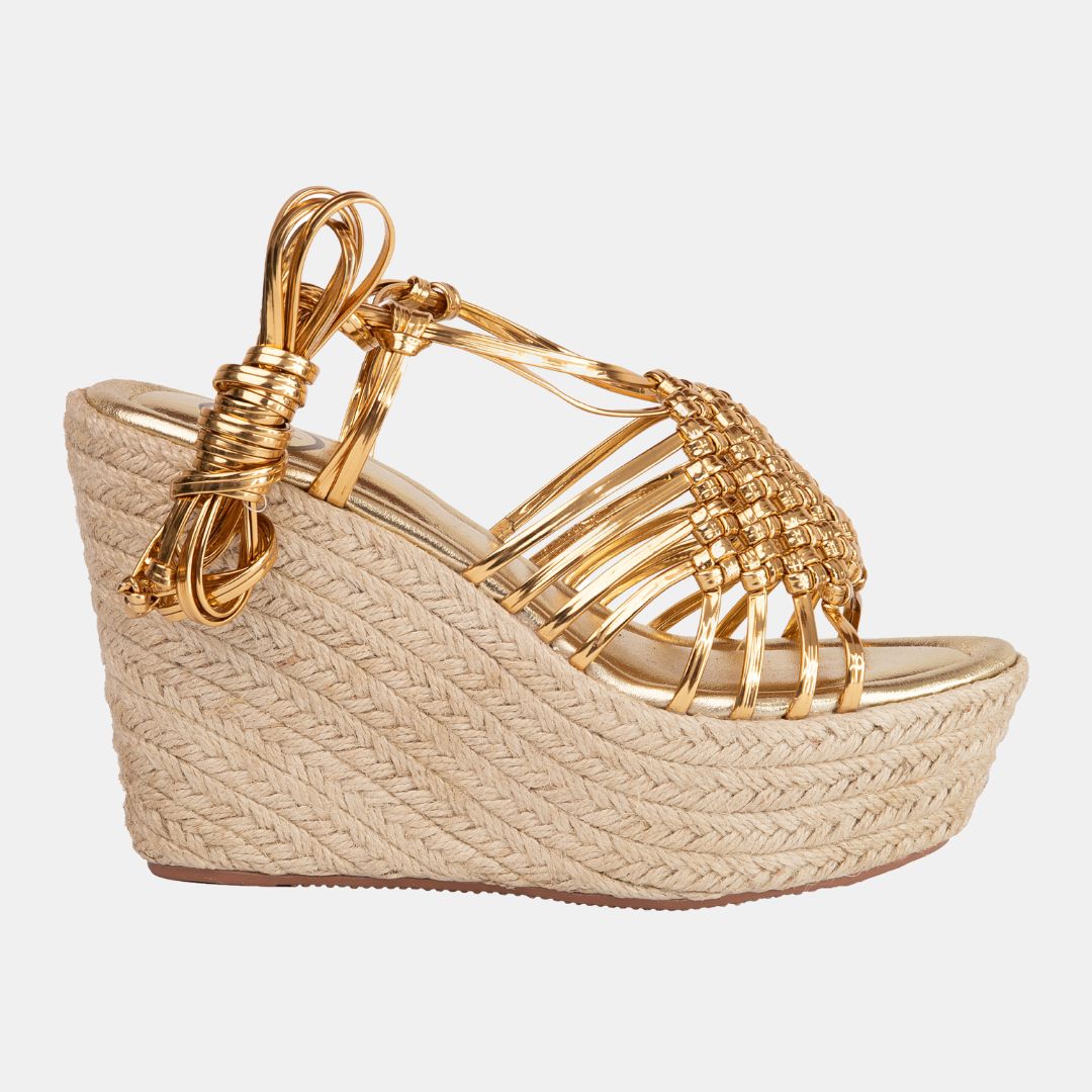 Attina 1 5 Gold WEDGES by MODAPASSO | Fleurcouture