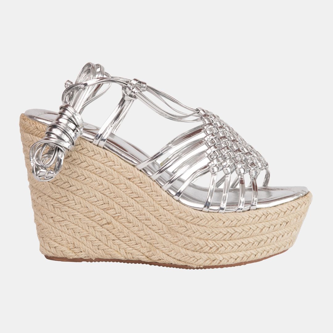 Attina 1 5 Silver WEDGES by MODAPASSO | Fleurcouture