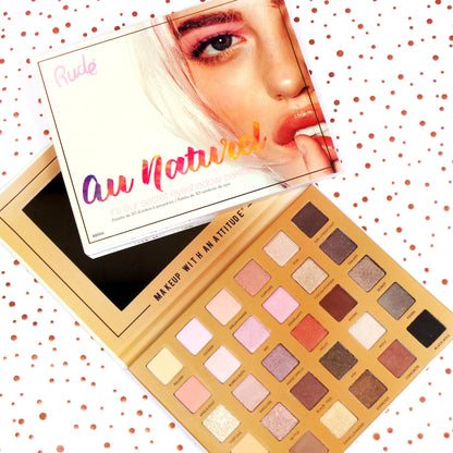 Au Naturel 30 Eyeshadow Palette Eyeshadow by Rude Cosmetics | Fleurcouture